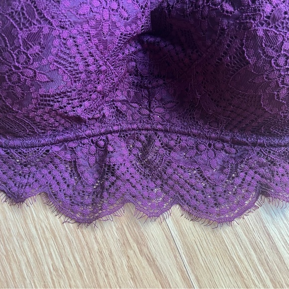 Victoria Secret Pink High Neck Lace Push up Bralette - Picture 5 of 10